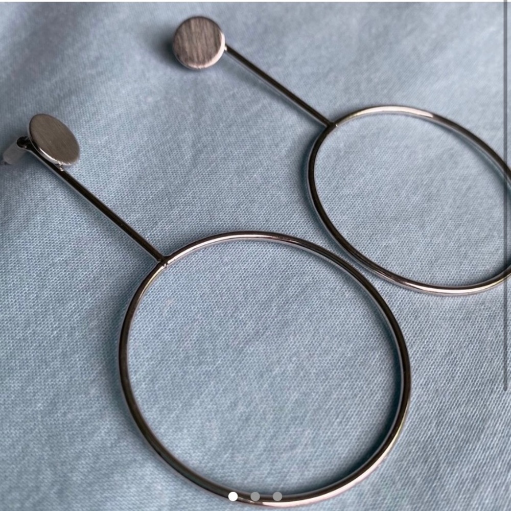 ❤️ Silver ring earrings ❤️